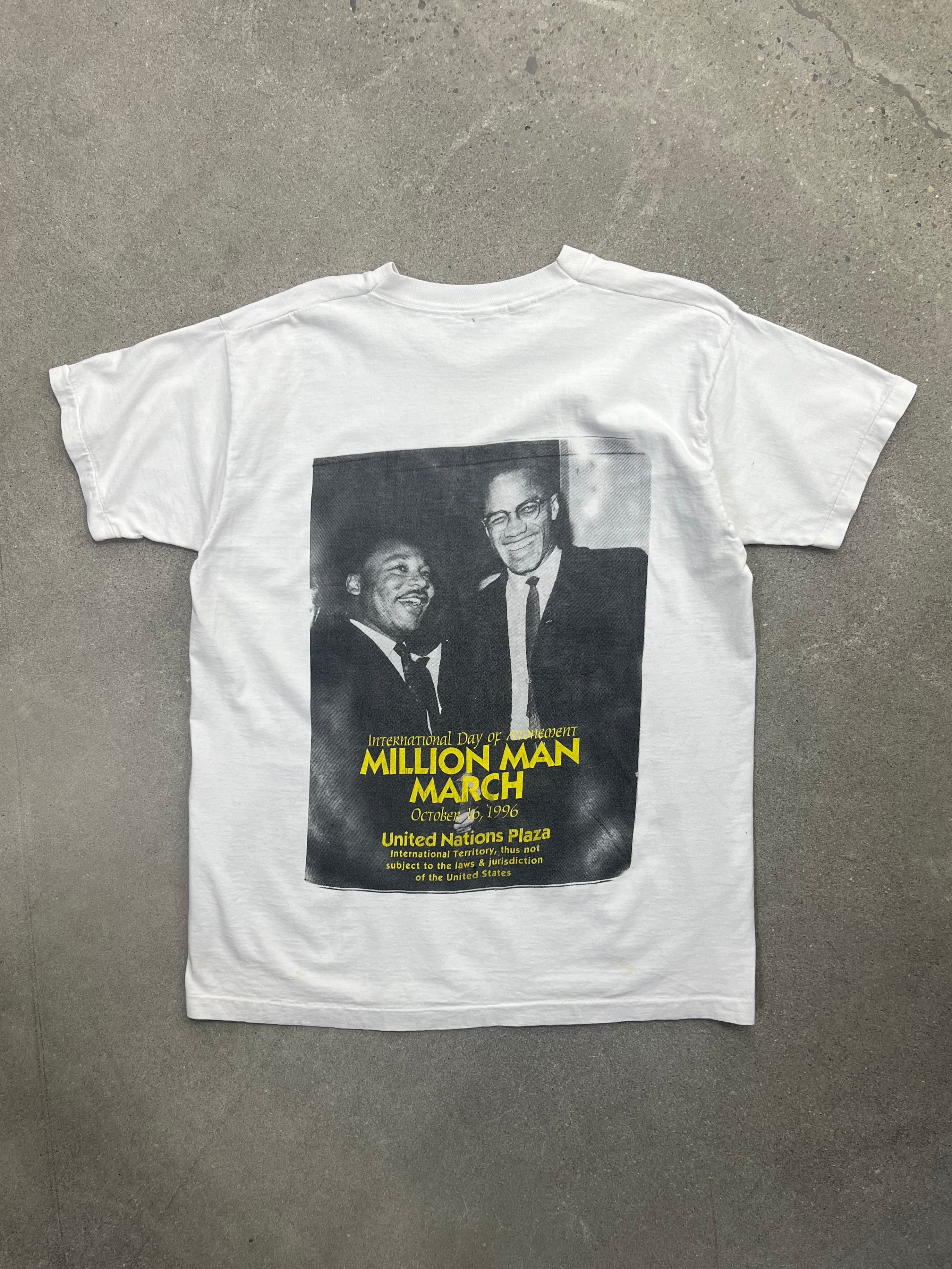 1996 NYC Day Of Atonement Million Man March T-Shirt - XL