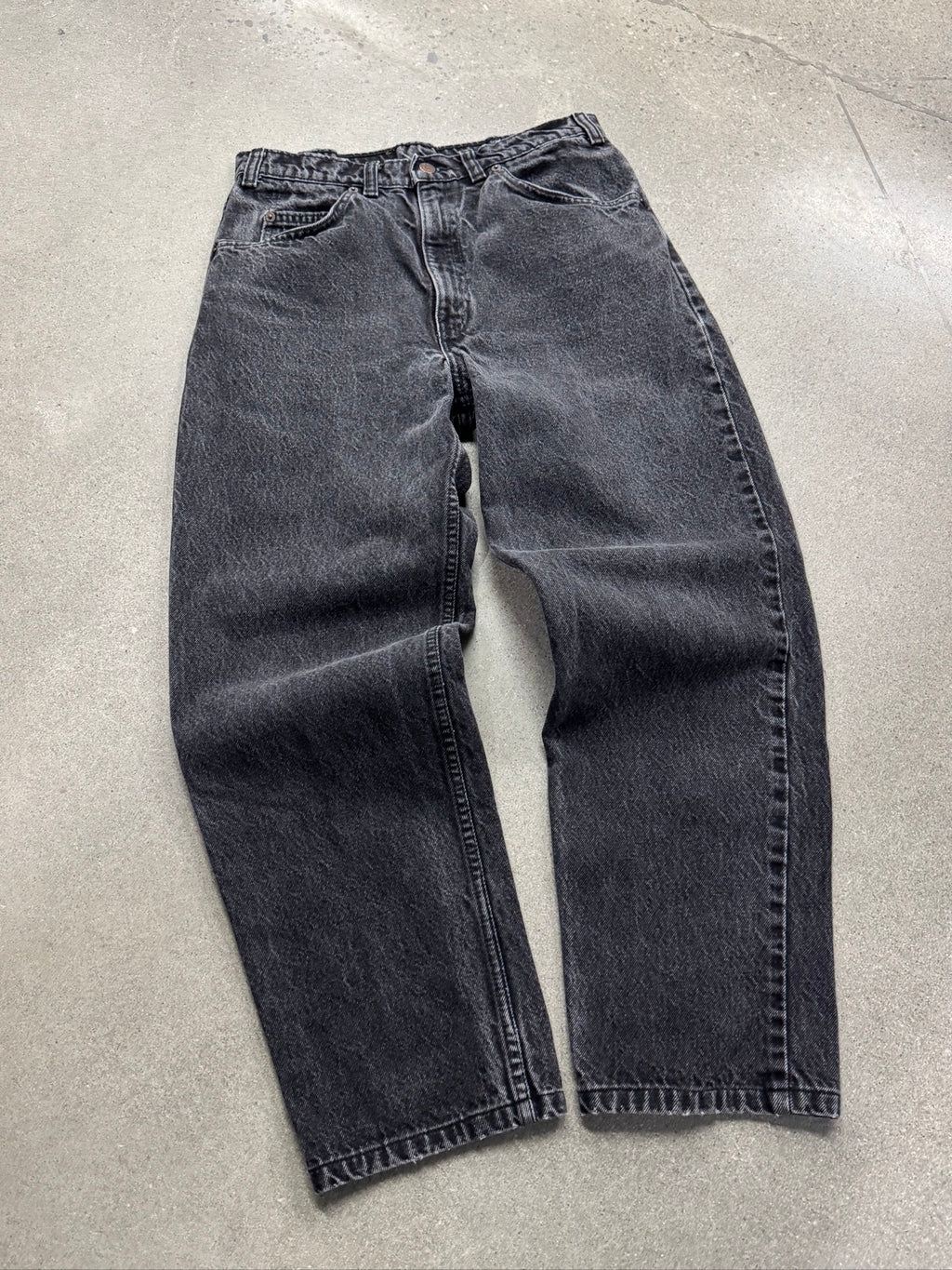 Faded Levi's 634 Orange Tab Jeans - 30"