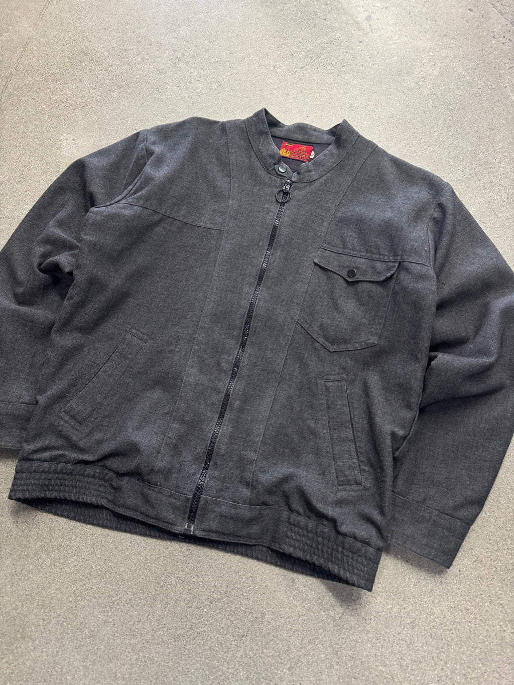 AZ Garments Western-Yoke Harrington Bomber Jacket - M