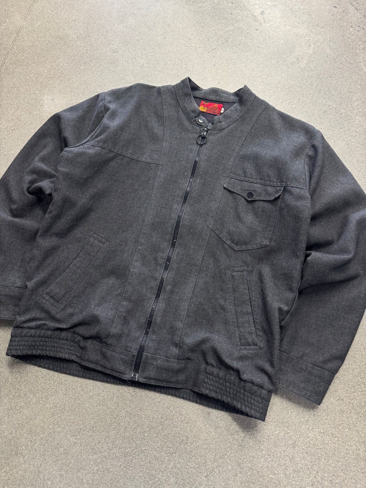AZ Garments Western-Yoke Harrington Bomber Jacket - M