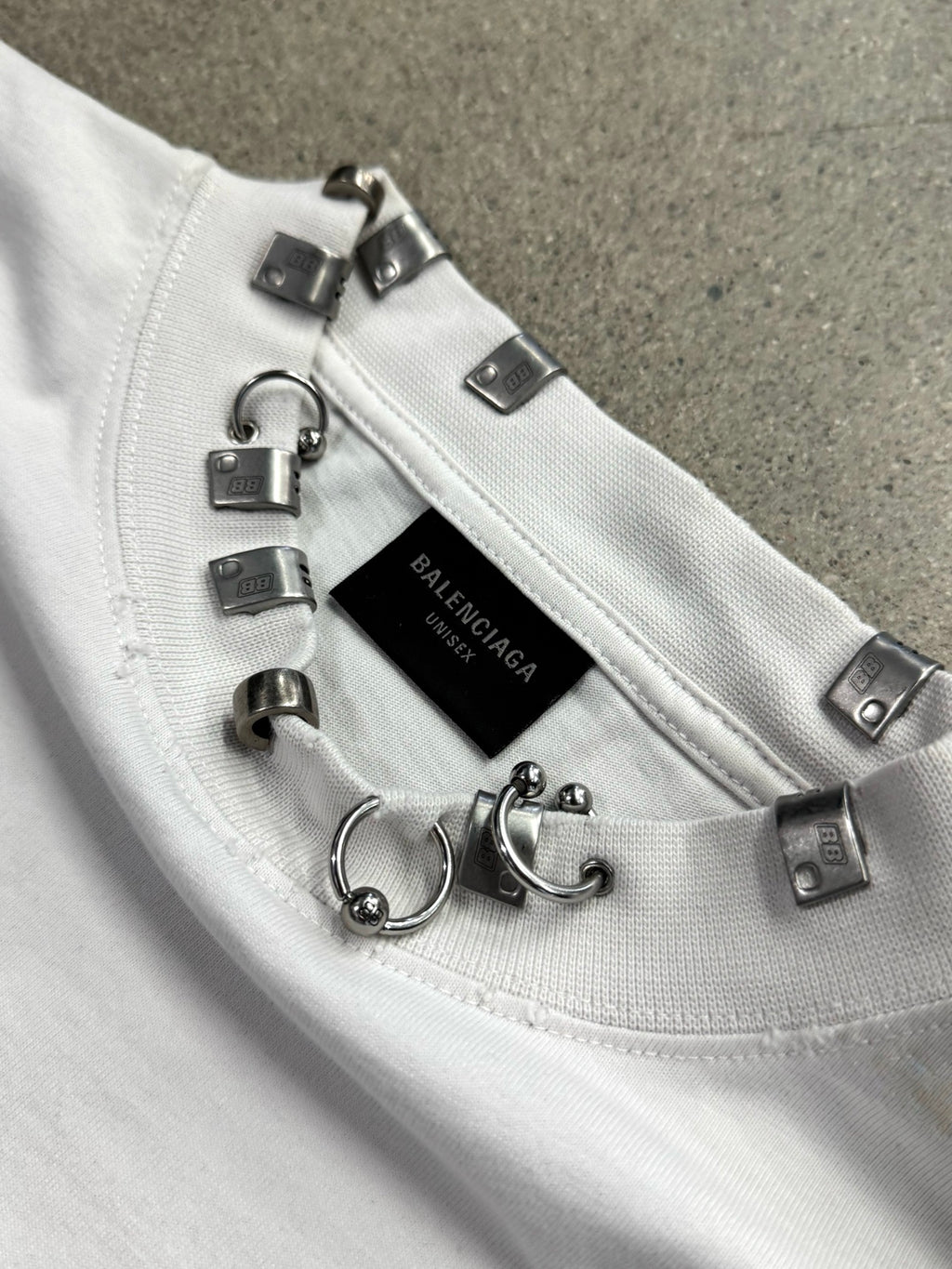 Balenciaga Pierced Oversized T-Shirt - XXL (3)