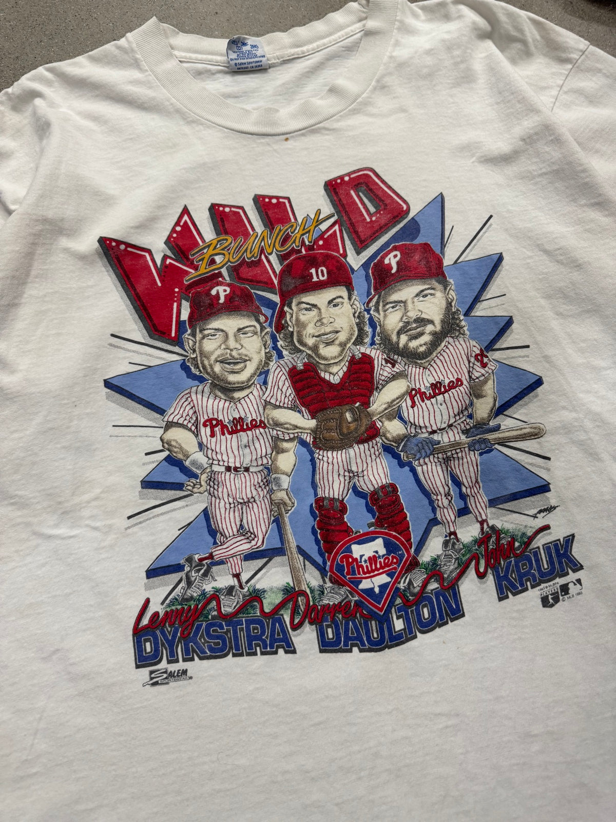 1993 Salem Sportswear Philadelphia Phillies MLB T-Shirt - XL