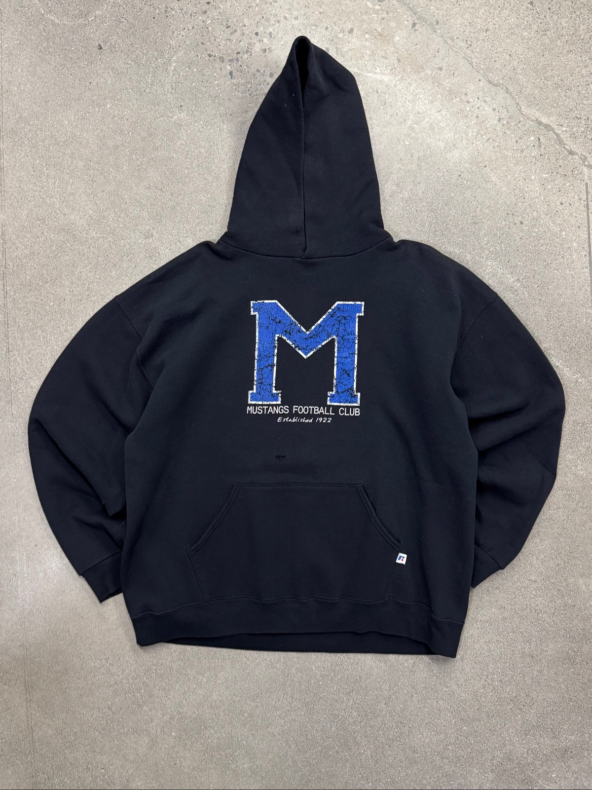 Russell Athletic Mustangs Football Pullover Hoodie - XL