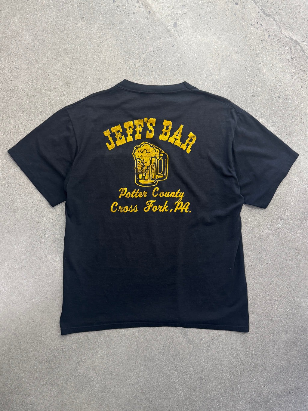 Jeff’s Bar T-Shirt mit unbedruckter Brusttasche - XL
