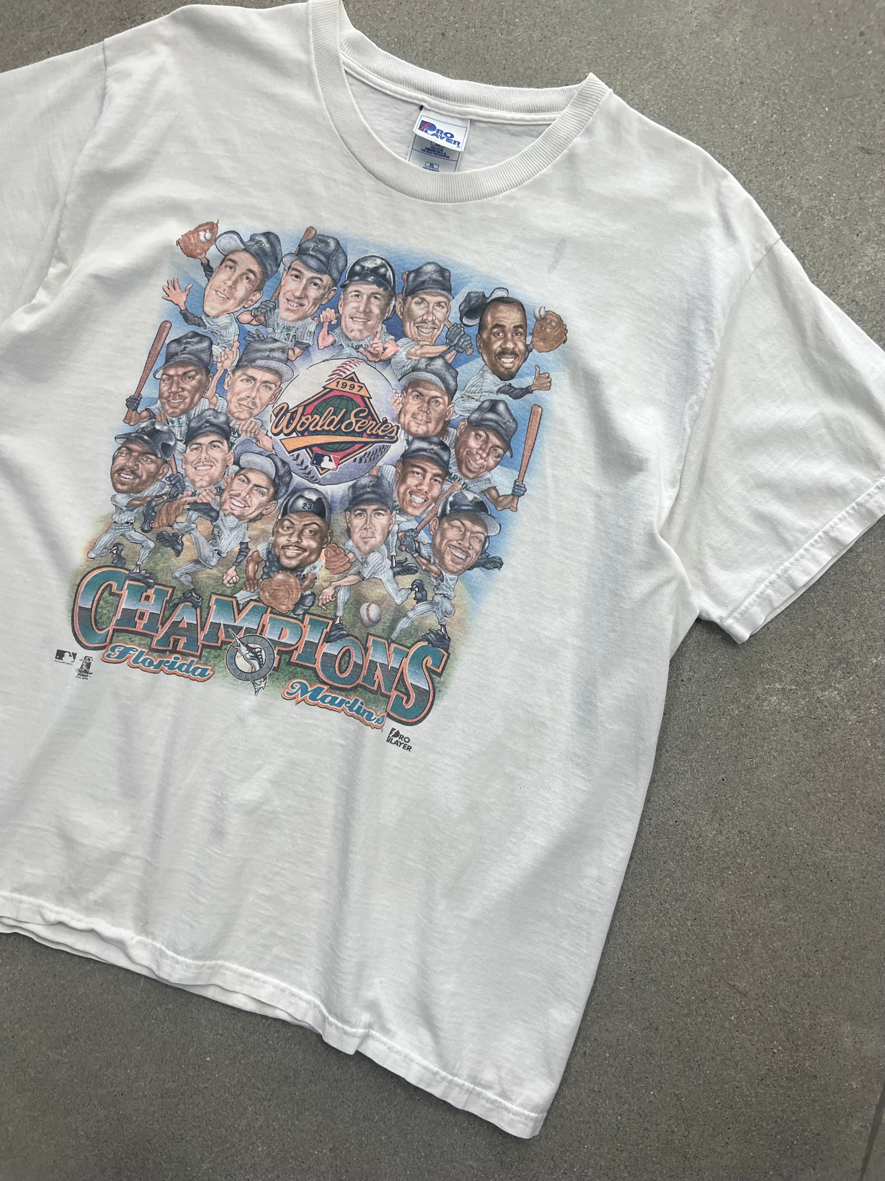 1997 Florida Marlins World Series Champions MLB T-Shirt - XL