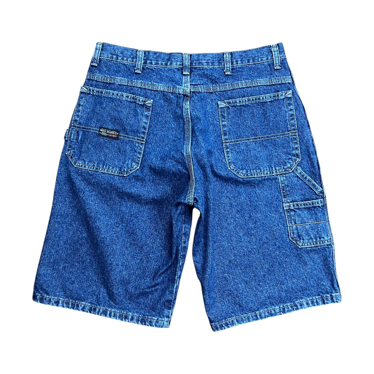 Wrangler Blue Baggy Carpenter Jean Shorts - 32"