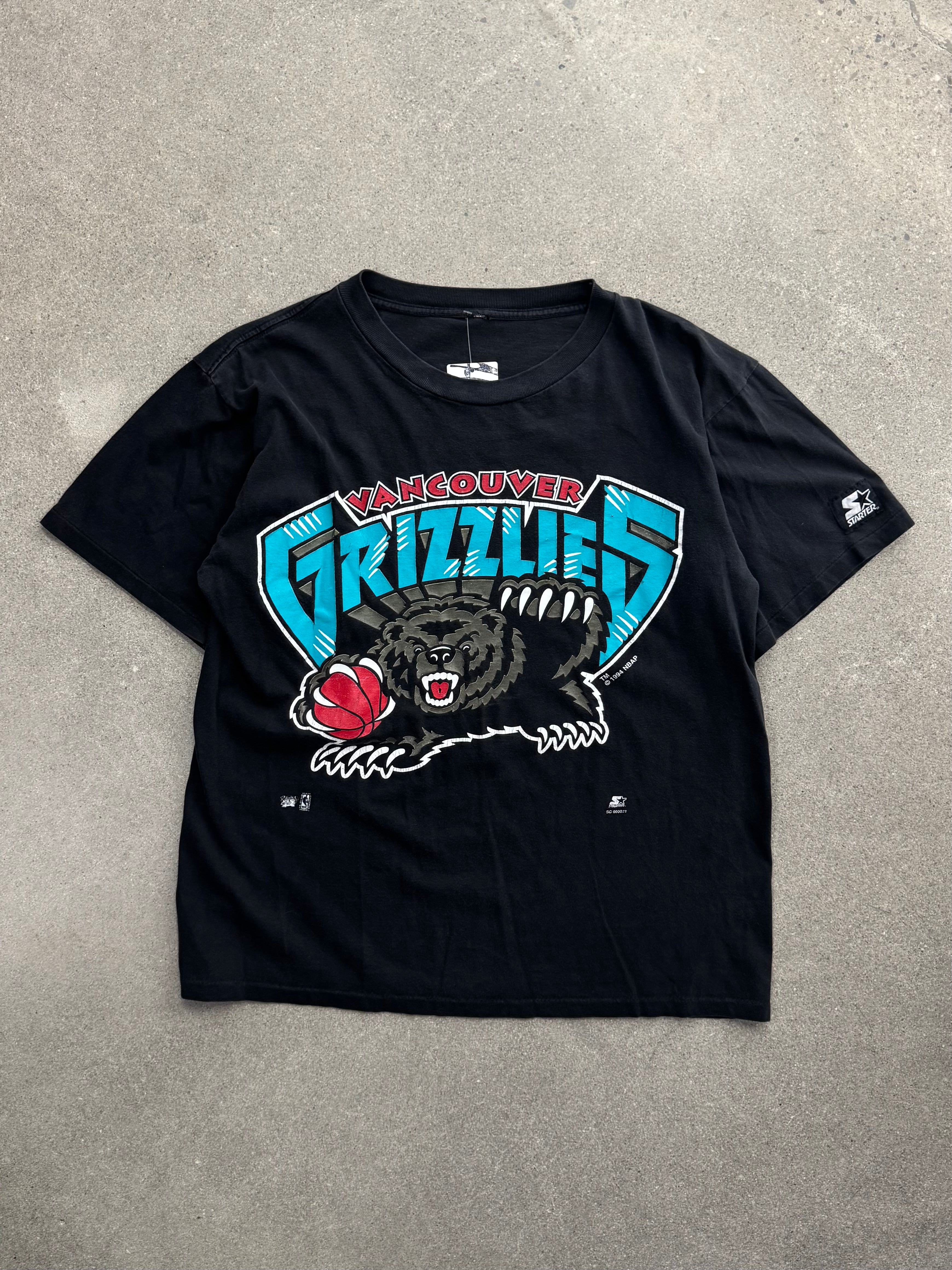 1994 Starter Vancouver Grizzlies NBA T-Shirt - L