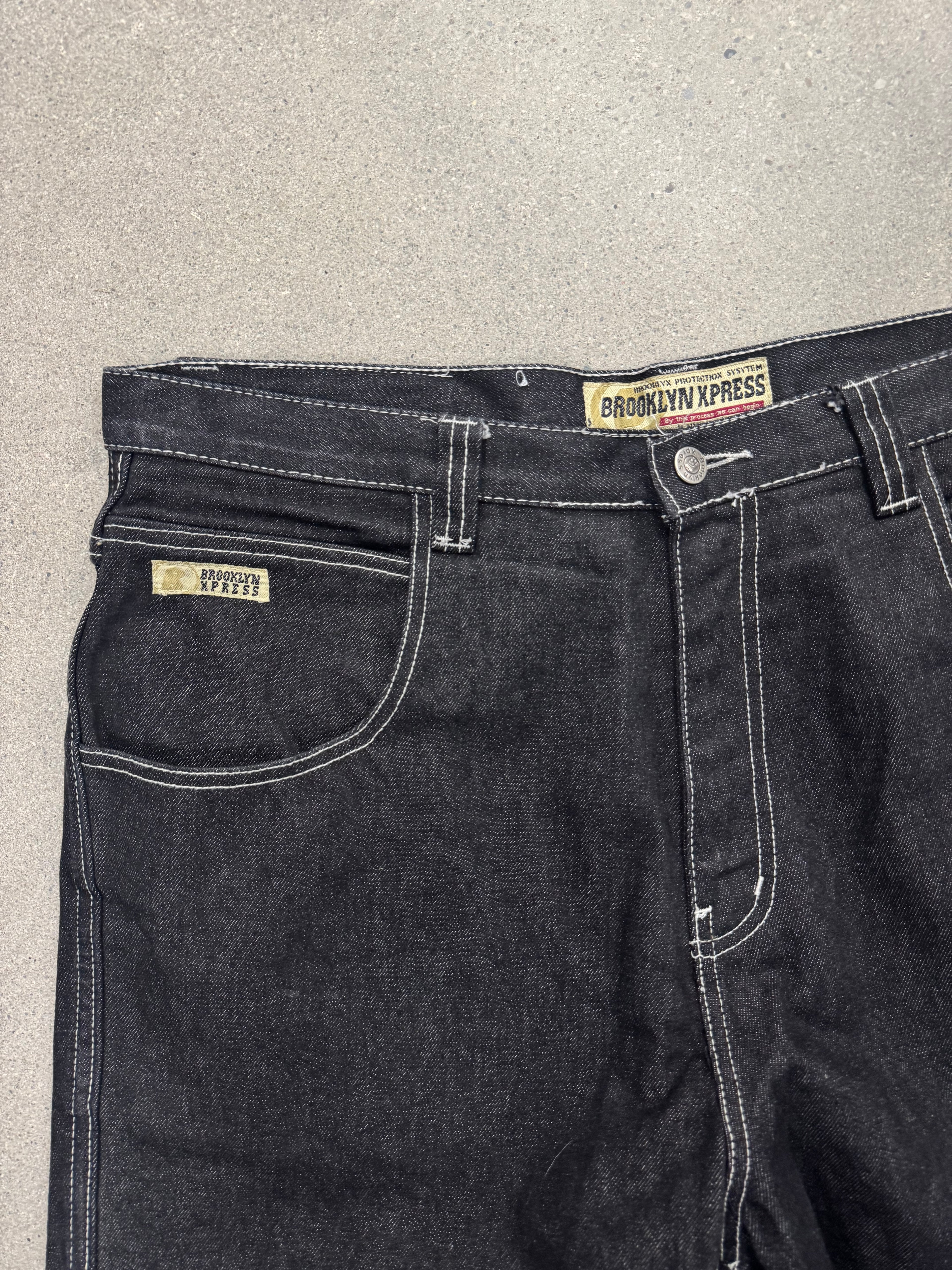 Brooklyn Xpress Baggy Carpenter Jean Shorts - 38”