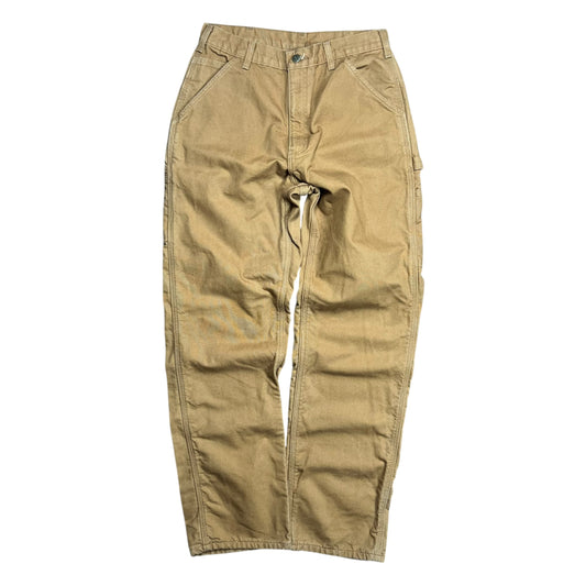 Carhartt Beige Blanket Lined Work Pants - 32”