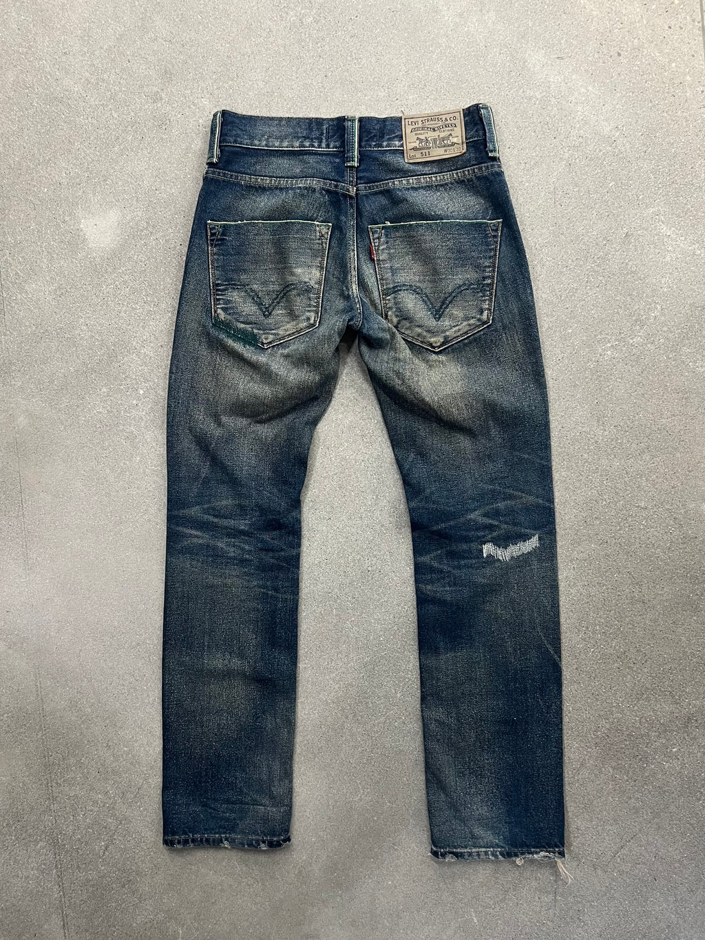 Levi’s 511 Repaired Japanese Selvedge Jeans - 30”