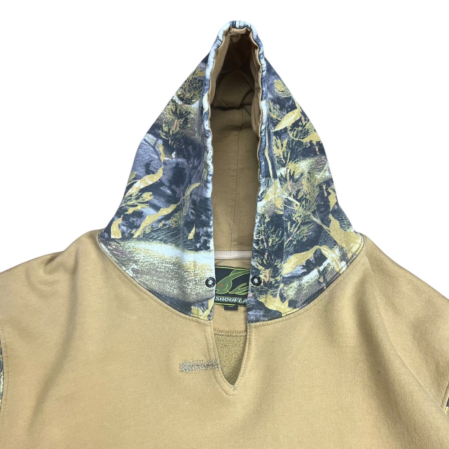 Fishouflage Two Tone Boxy Camouflage Hoodie - XL