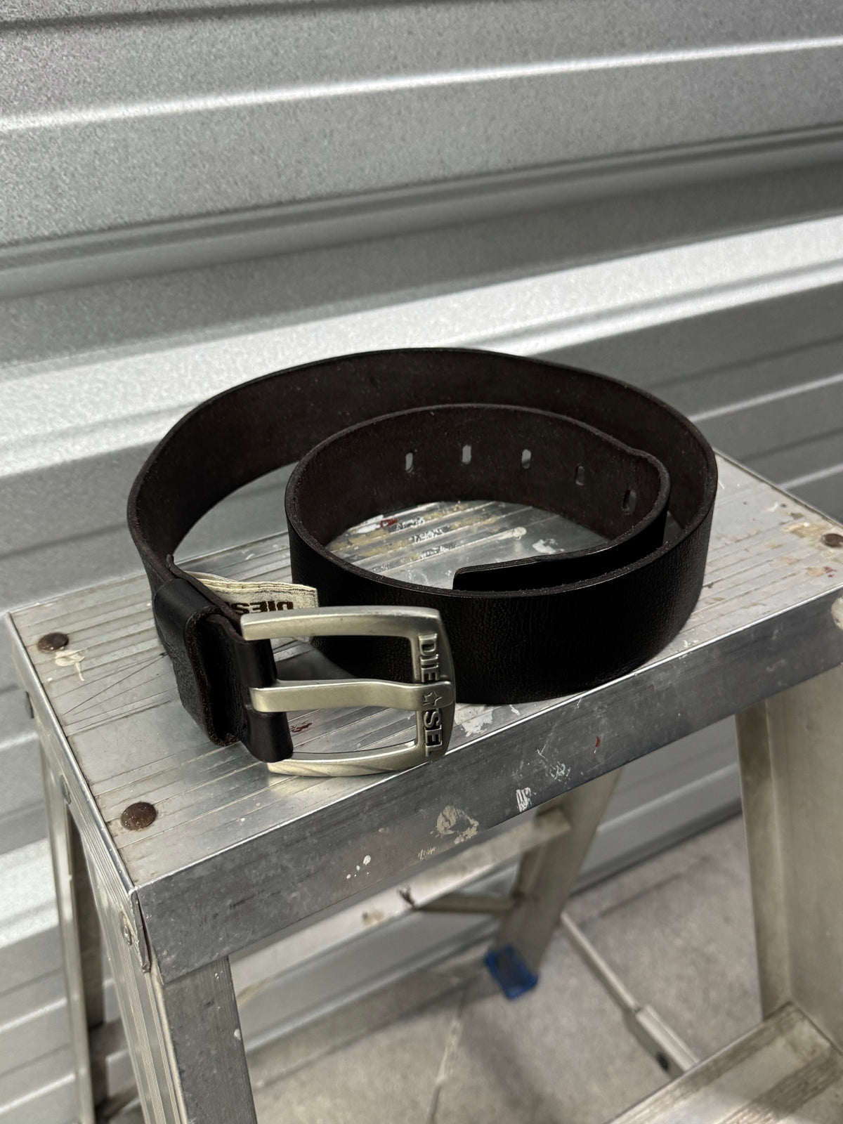 Diesel Buffalo Leather Belt - 34”
