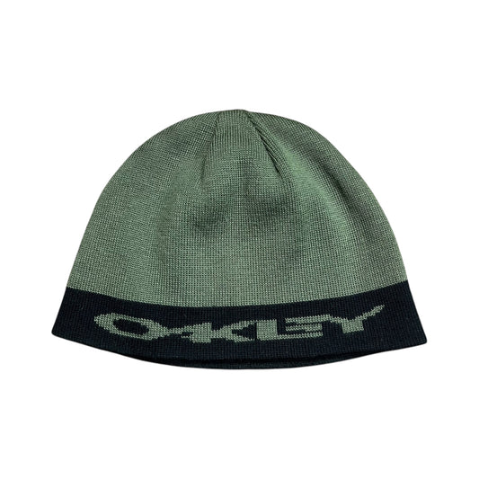 Oakley Green & Black Beanie
