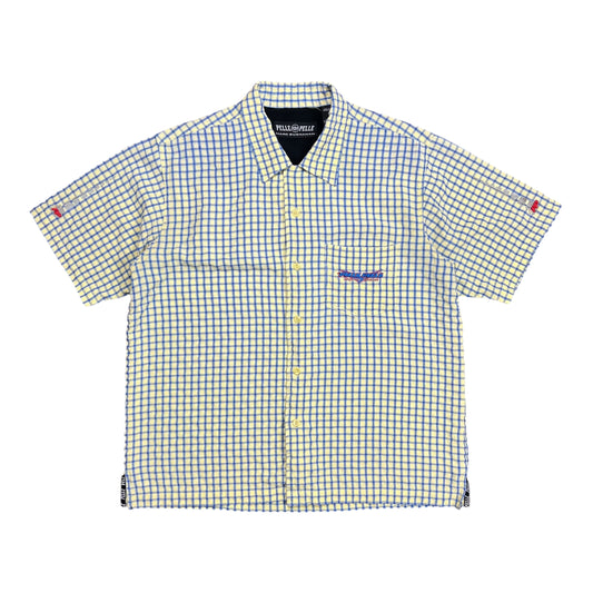 Pelle Pelle Super Sport Embroidered Short-sleeve Button-up Shirt - XL