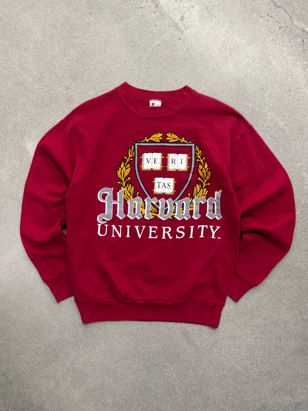 Harvard University Colligate Crewneck Sweatshirt - L