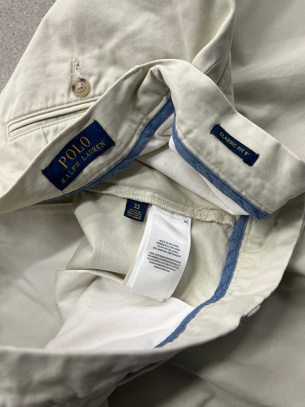 Polo Ralph Lauren Classic Chino Shorts - 34"