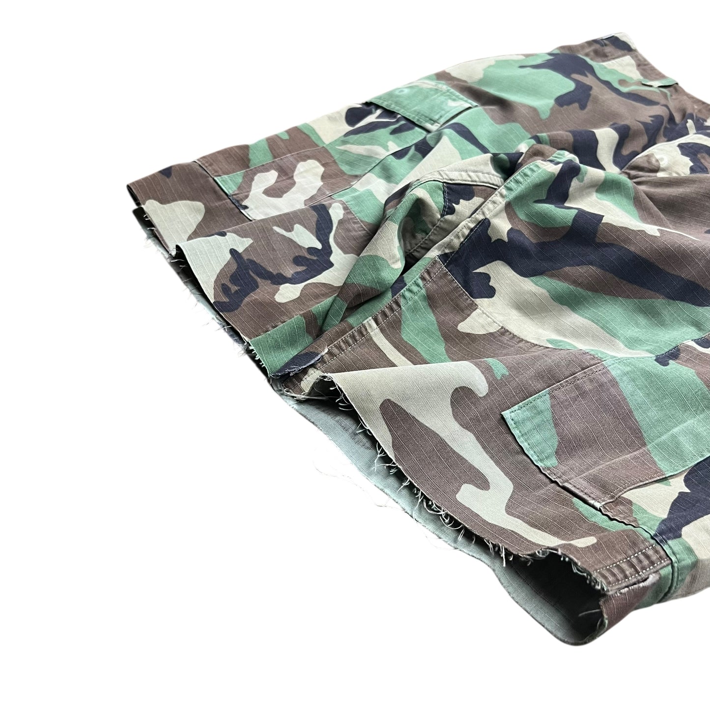 Woodland Camo ARMY Cargo Shorts - 34"