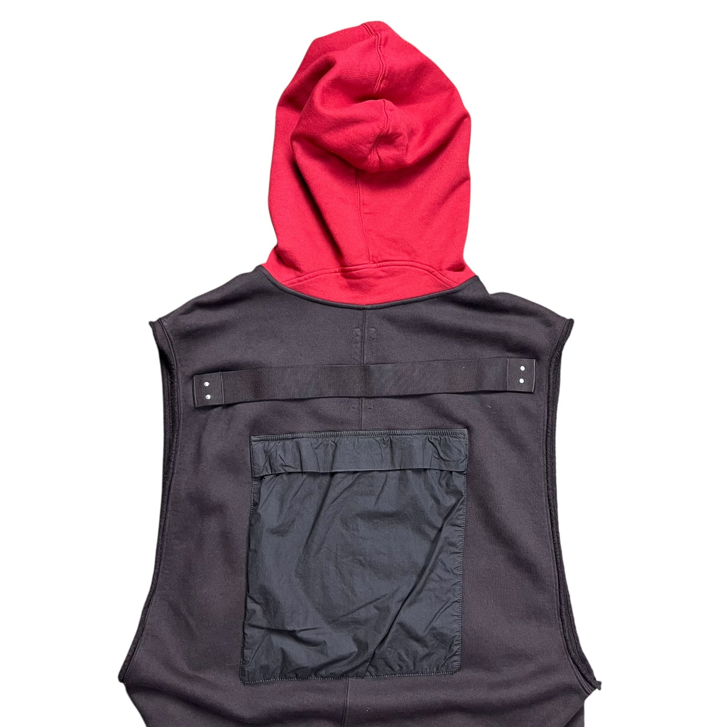 Rick Owens DRKSHDW Sleeveless Gimp Hoodie - L