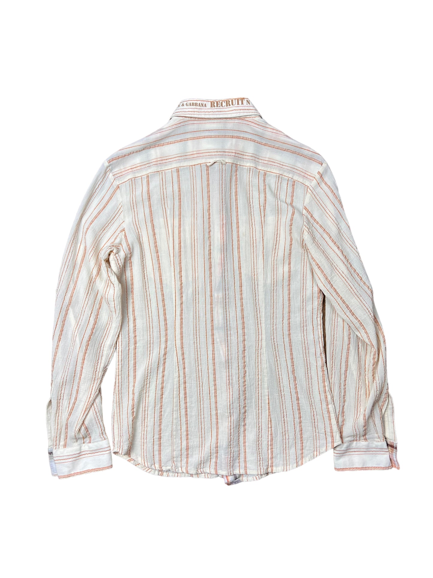 Dolce & Gabbana Recruit Button Up Shirt - L