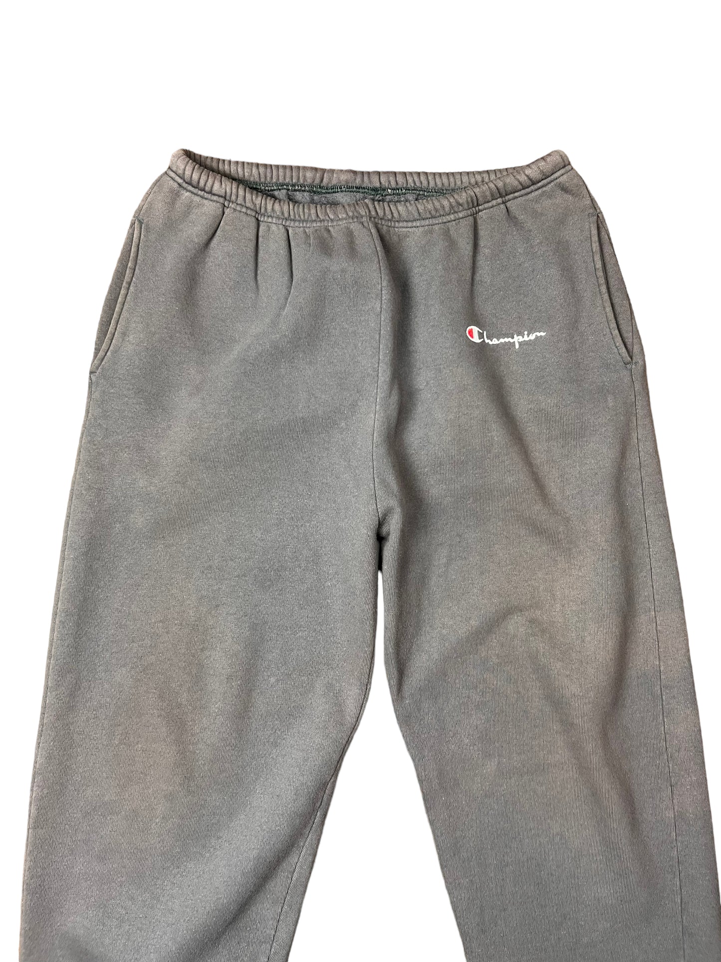 Faded Grey Champion Sweatpants - L