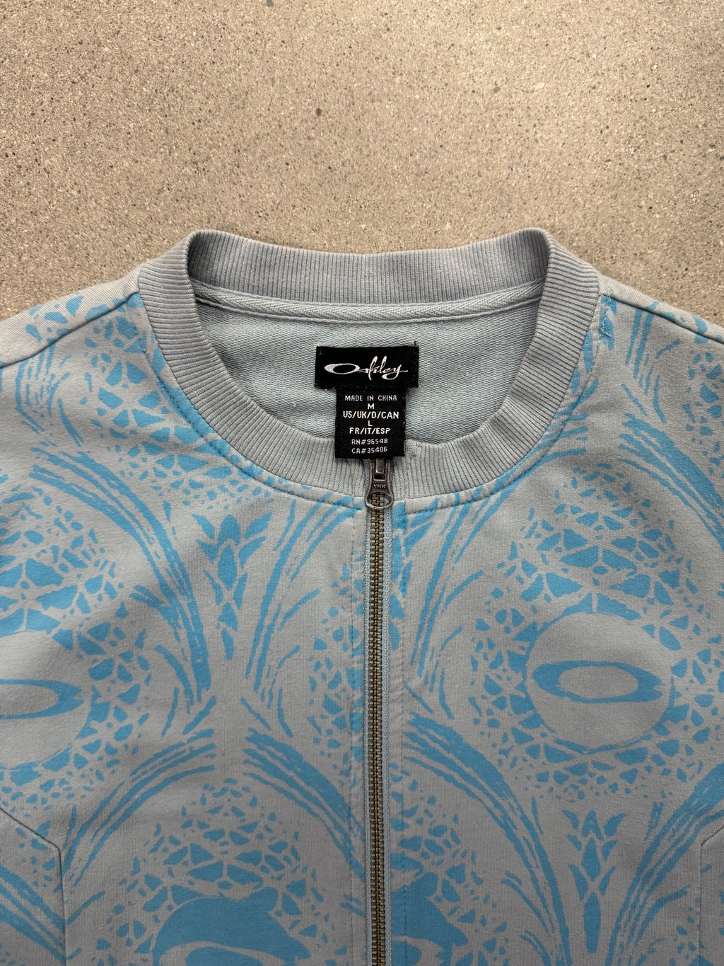 Oakley Oval Ellipse Logo Full-Zip Sweat Jacket - M