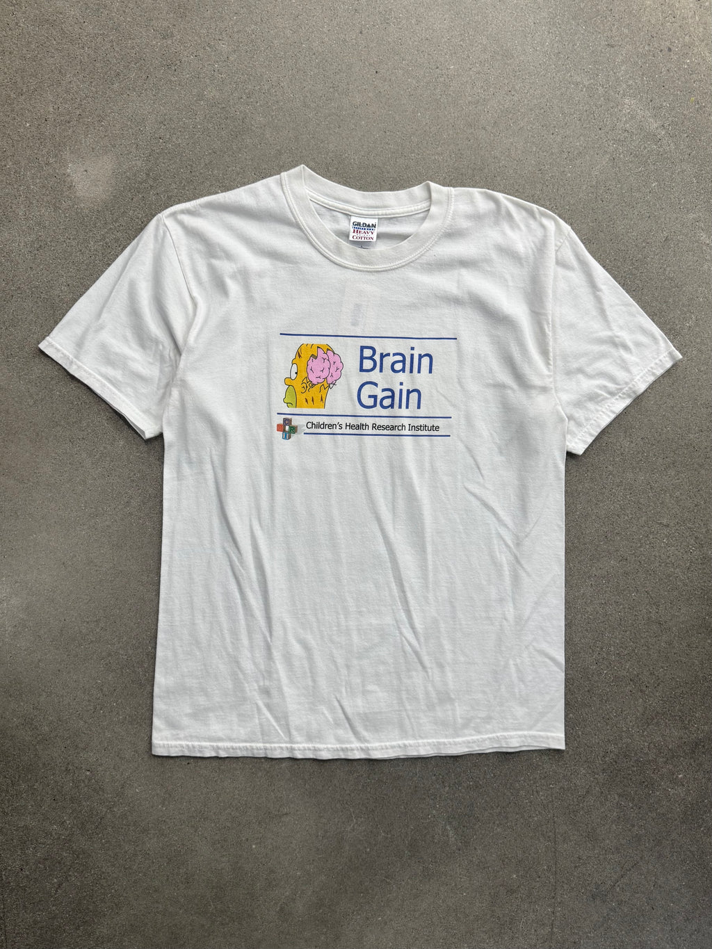 T-shirt Homer Simpson Brain Gain Health Research - L