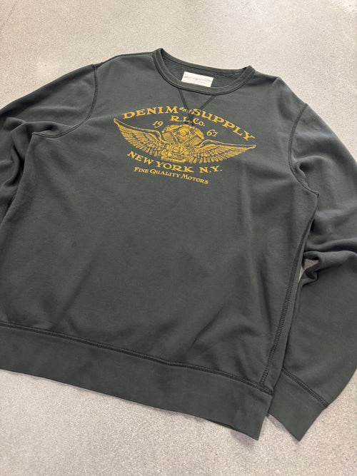 Denim & Supply Ralph Lauren New York Motors Crewneck Sweatshirt - XL