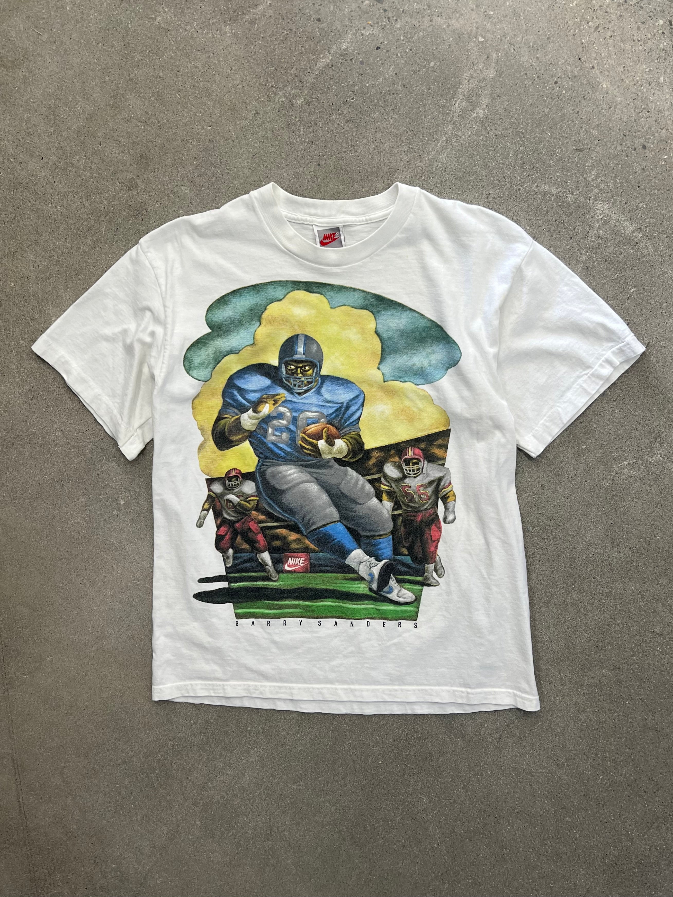 Nike Barry Sanders Football T-Shirt - M