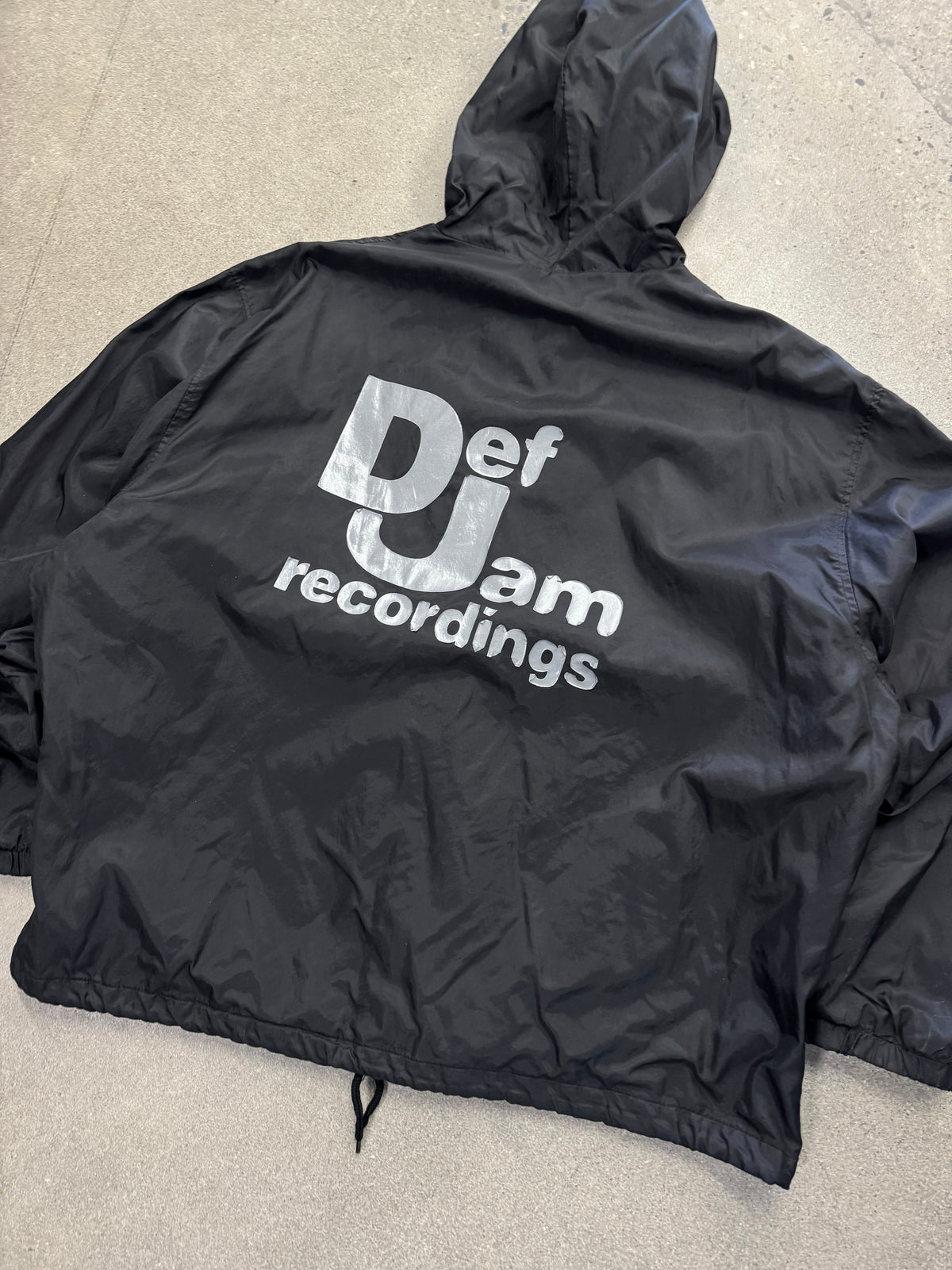 Def Jam Recordings Hooded Windbreaker Jacket - XXL