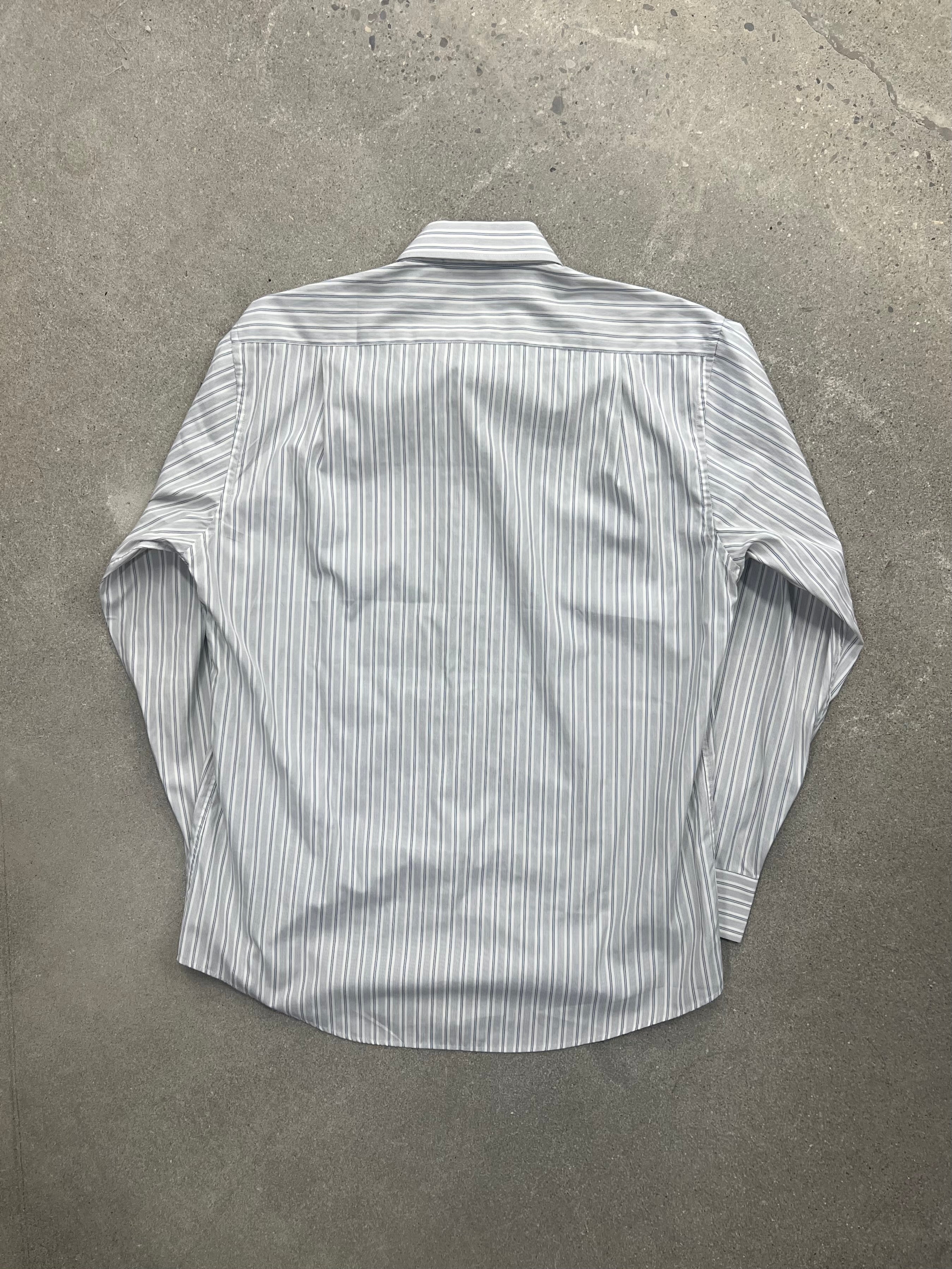 Giorgio Armani Striped Button-Up Shirt - L