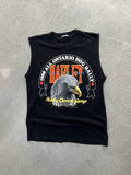 1989 Harley-Davidson Ontario Hog Rally Sleeveless Shirt - M