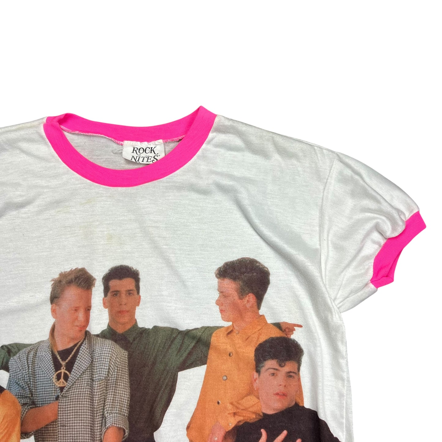 1990 New Kids On The Block Ringer Night Shirt - XL