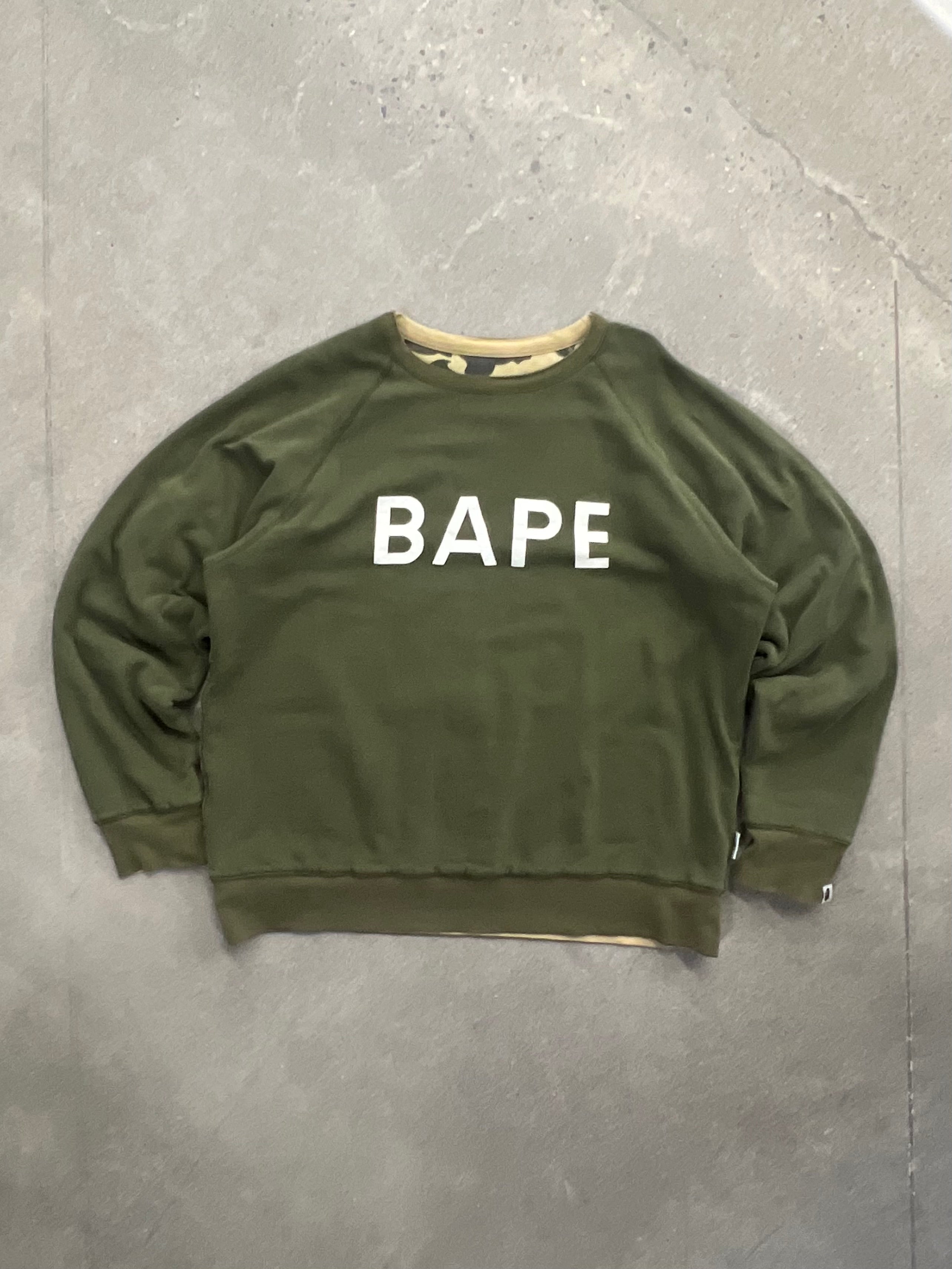 Bape Reversible Crewneck Sweatshirt - XL