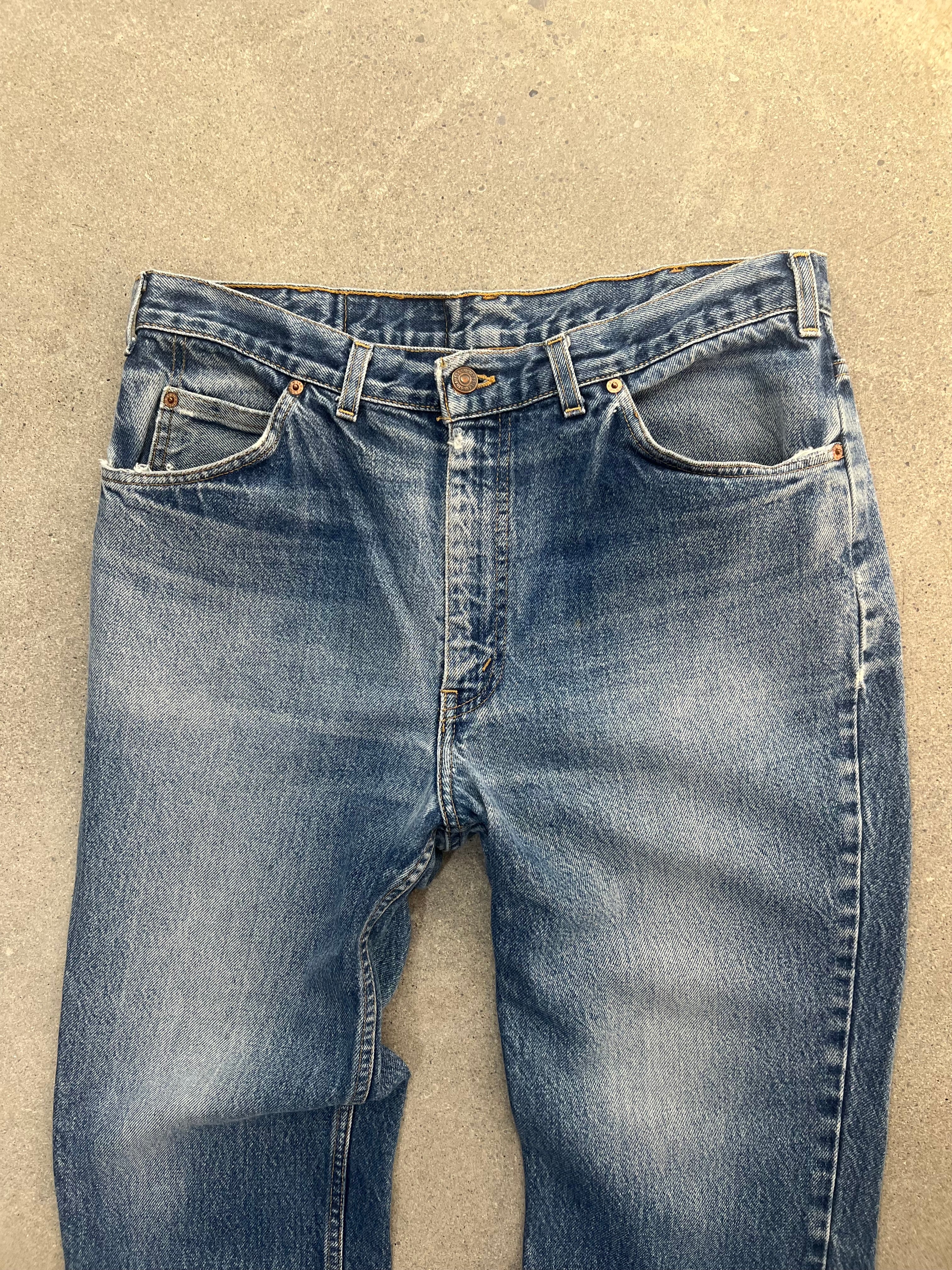 Faded Levi's Orange Tab Jeans - 34"