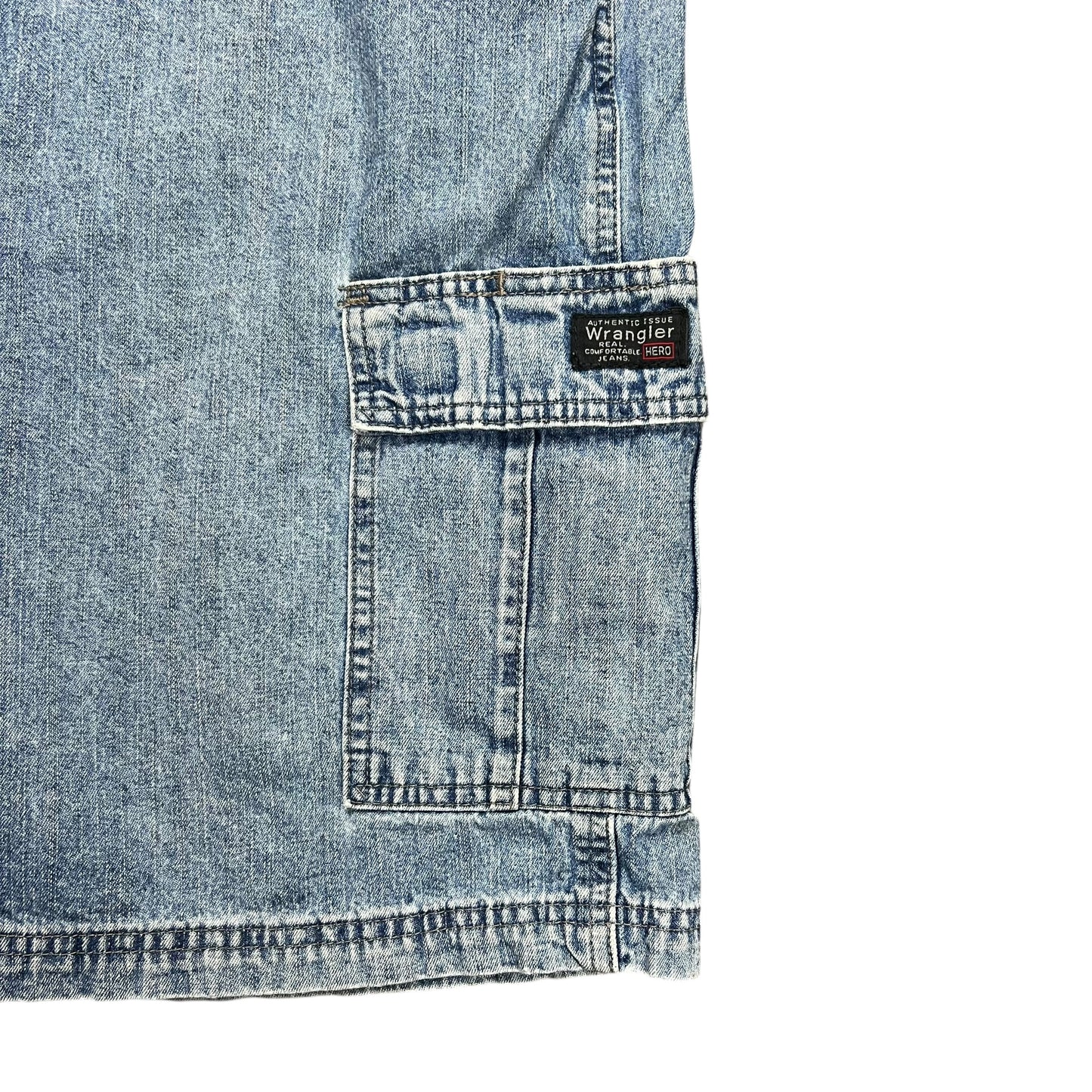 Wrangler Cargo Baggy Jean Shorts - 36"