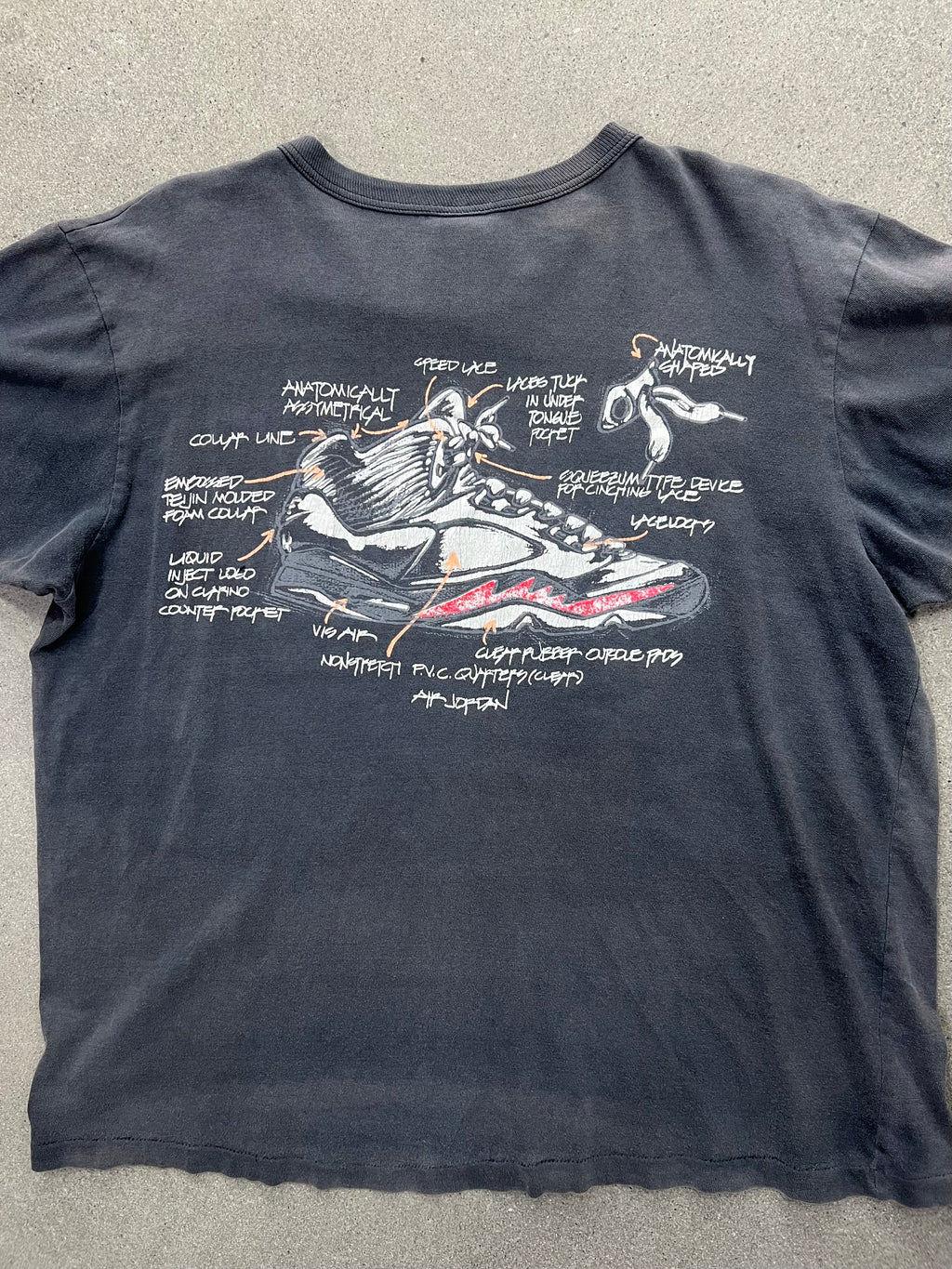 Faded Air Jordan By Nike Blueprint T-Shirt - L