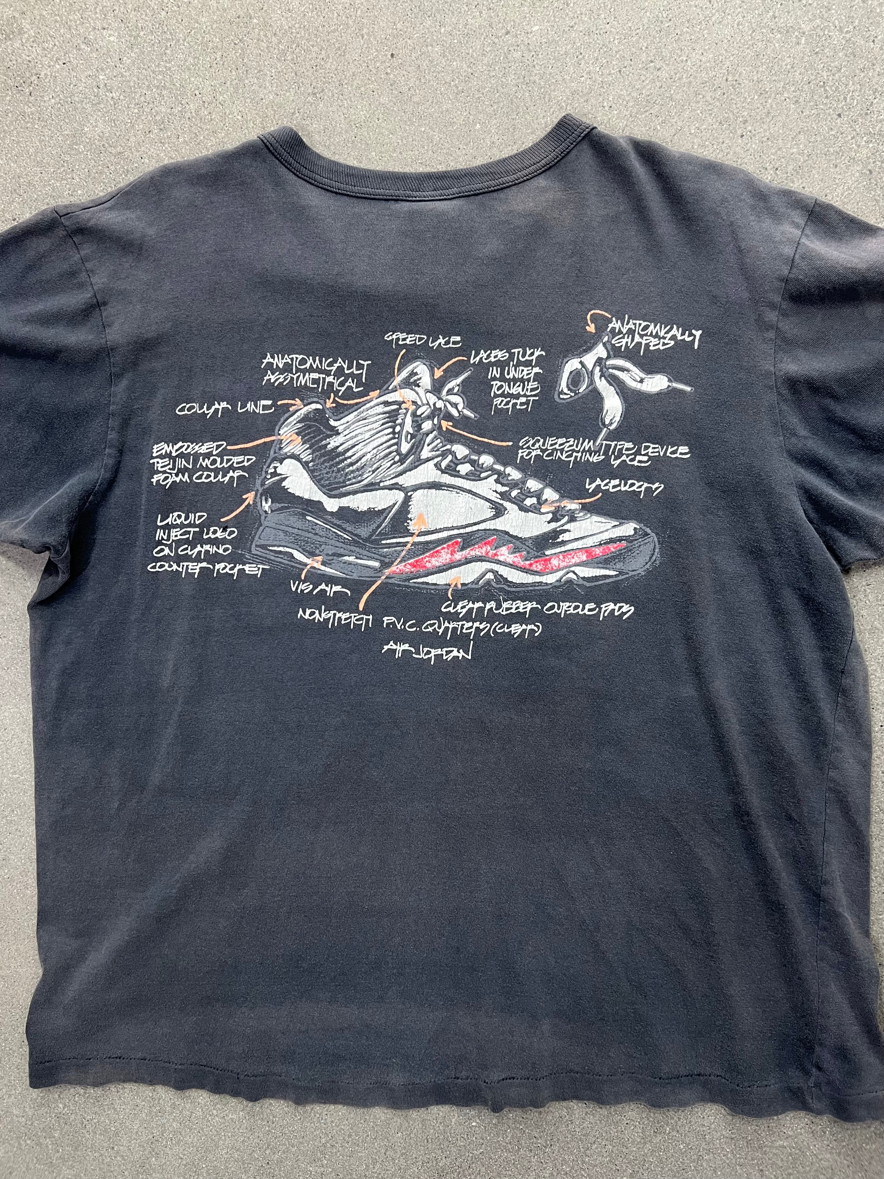 Faded Air Jordan By Nike Blueprint T-Shirt - L
