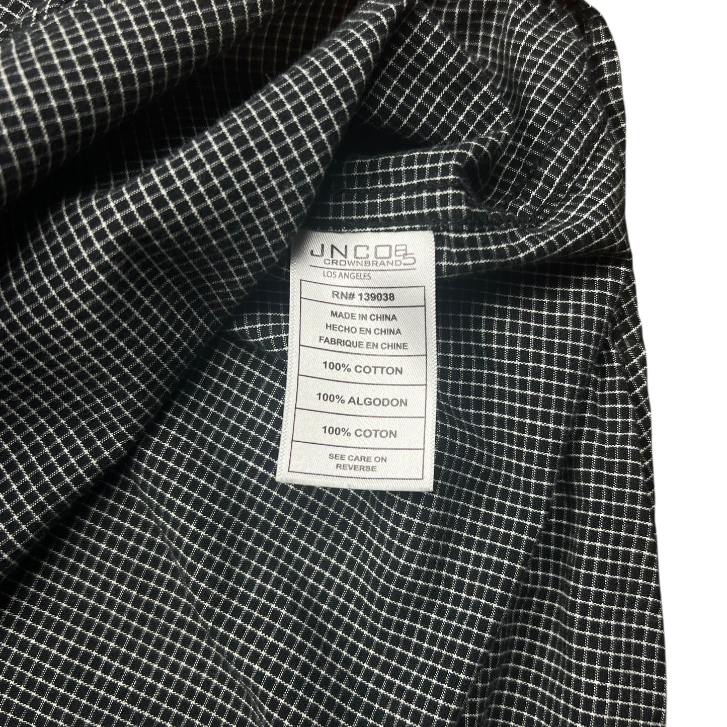 JNCO Checkered Button-up Shirt - L