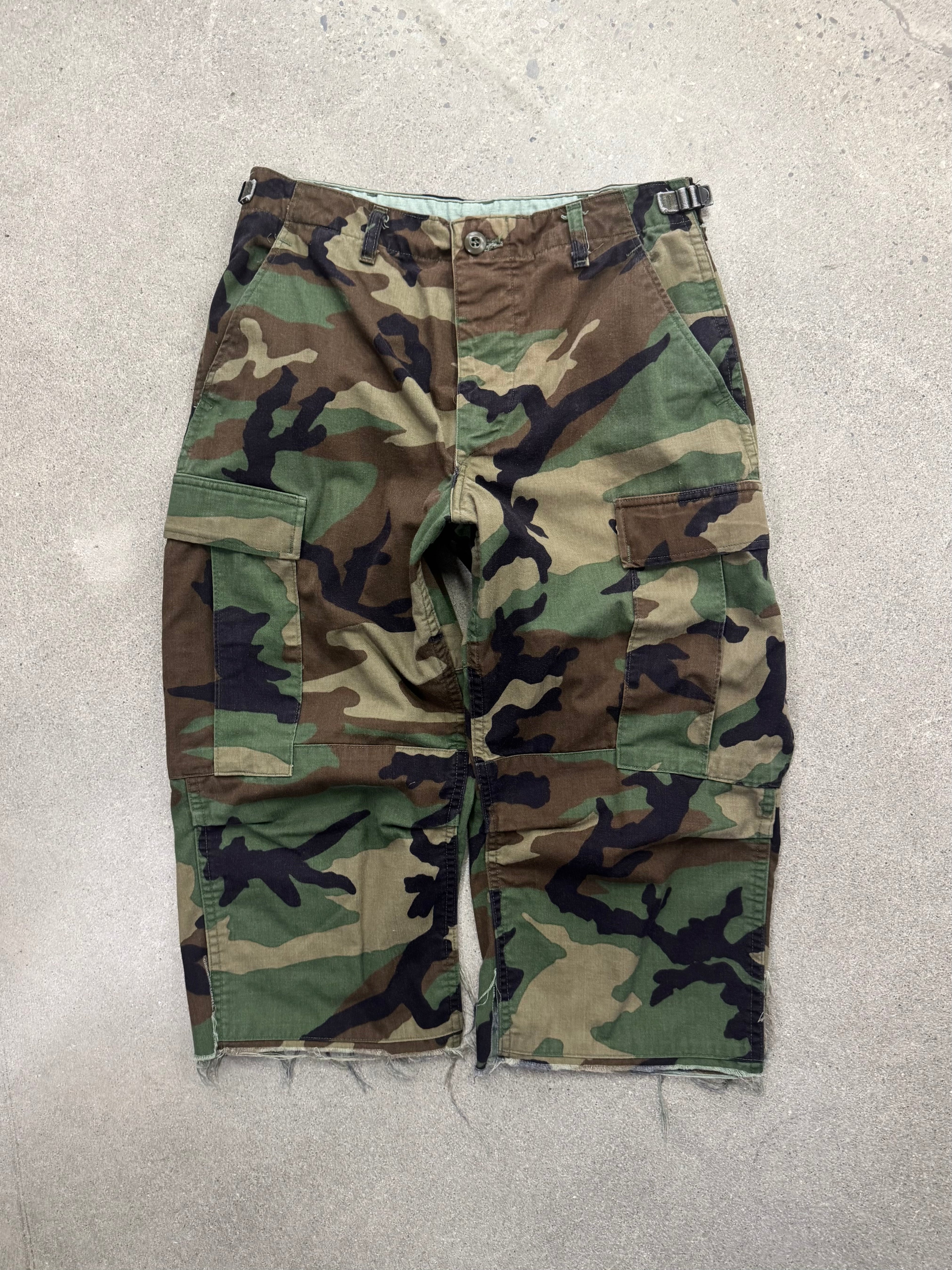 Woodland Camo ARMY Capris - 30”