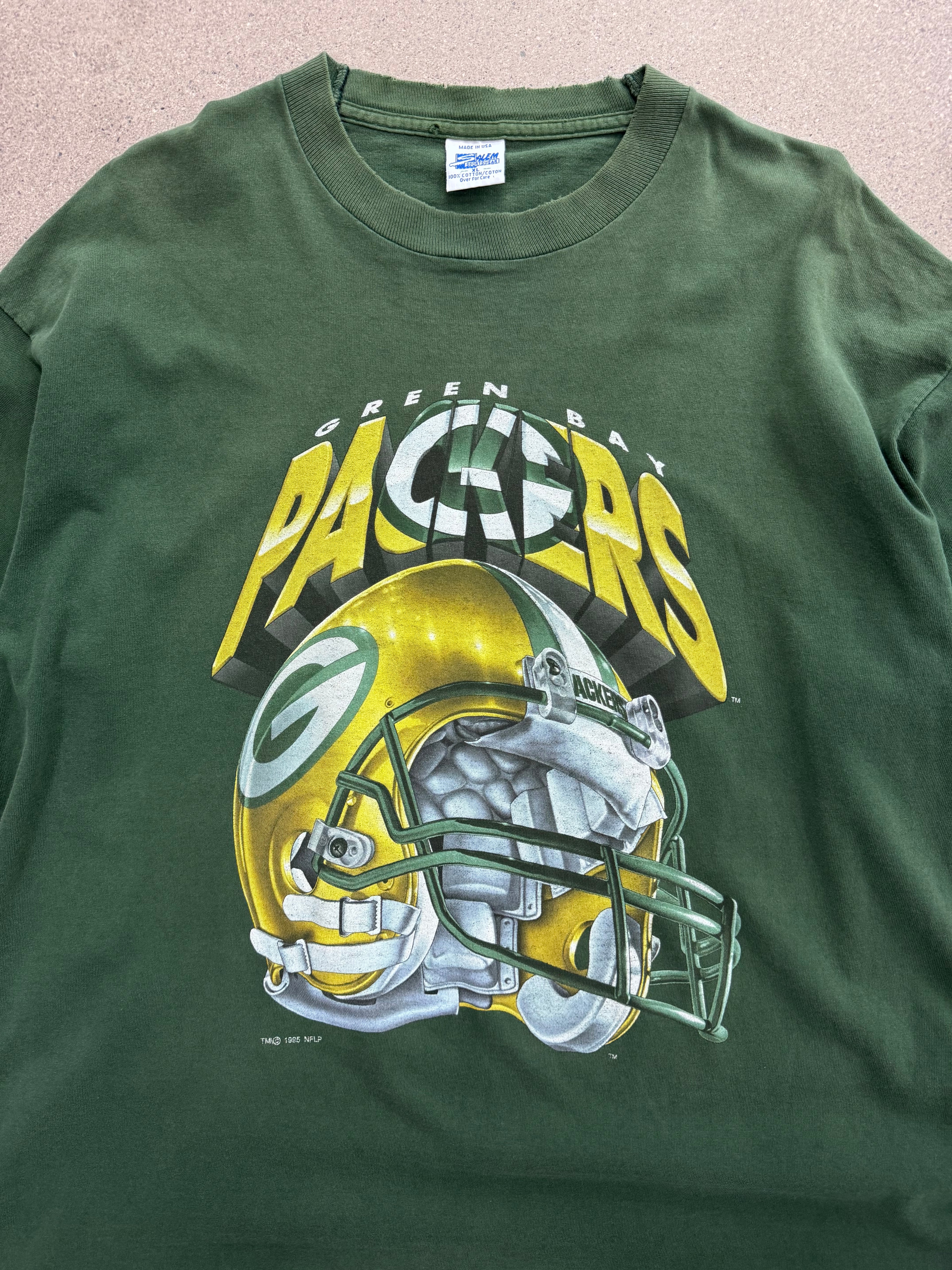 1995 Salem Sportswear Green Bay Packers 3D NFL T-Shirt - XXL