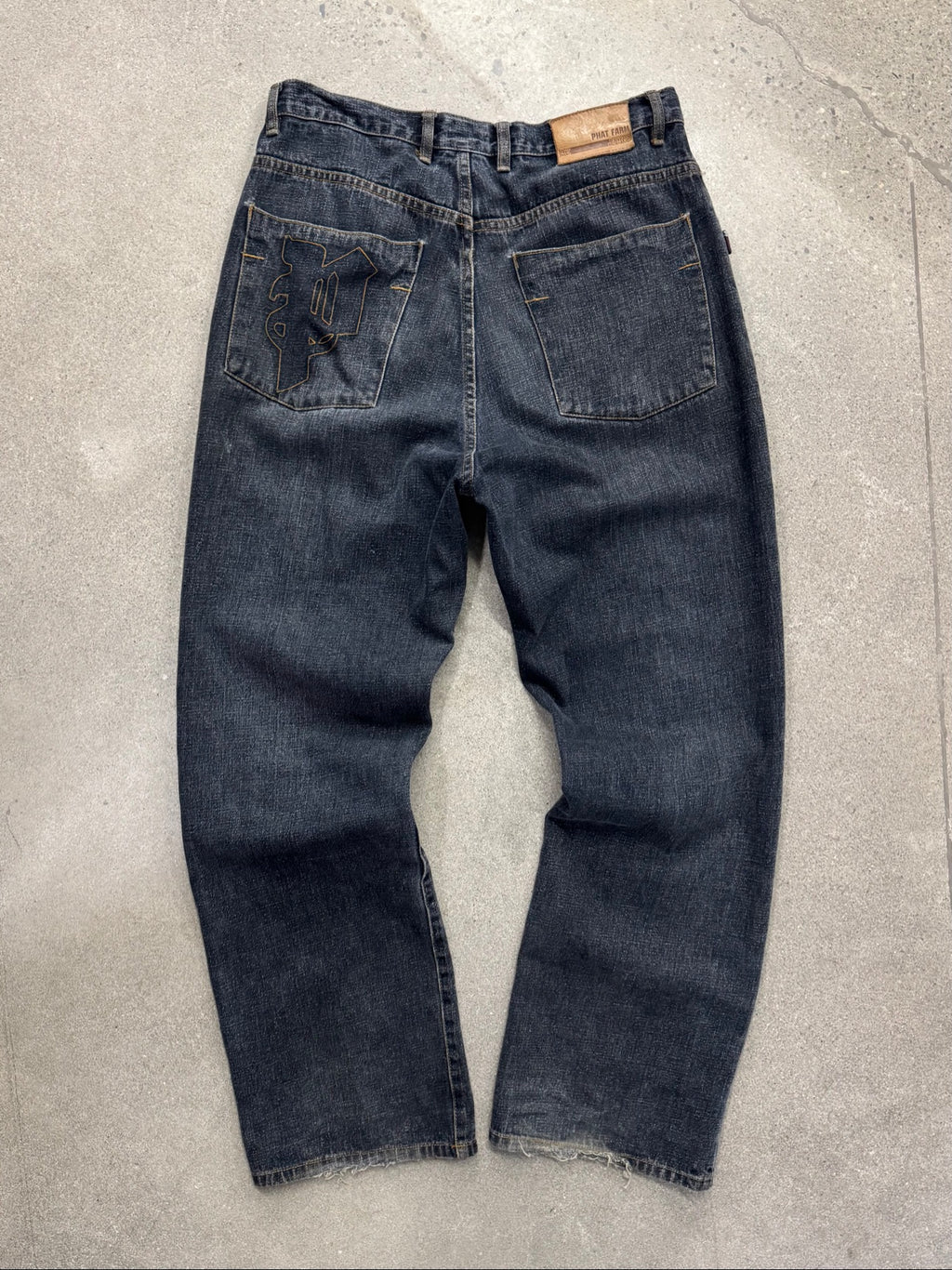 Phat Farm Distressed Patchwork Jeans - 34"