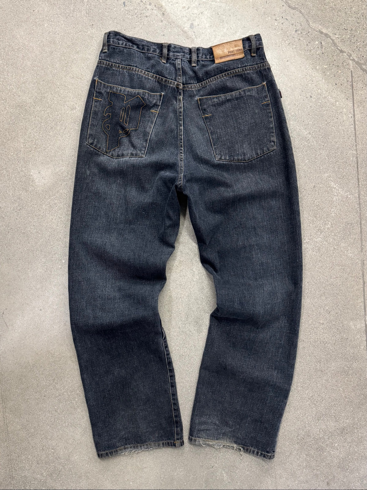 Phat Farm Distressed Patchwork Jeans - 34"