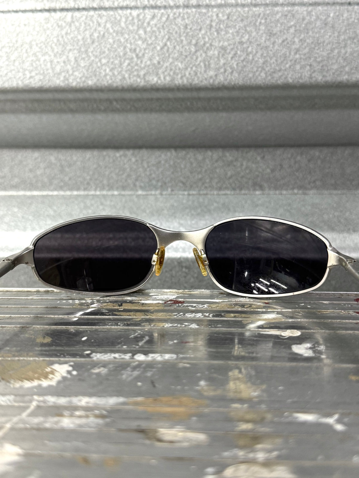 Oakley A Wire Gen 1.0 Ice Iridium Sunglasses