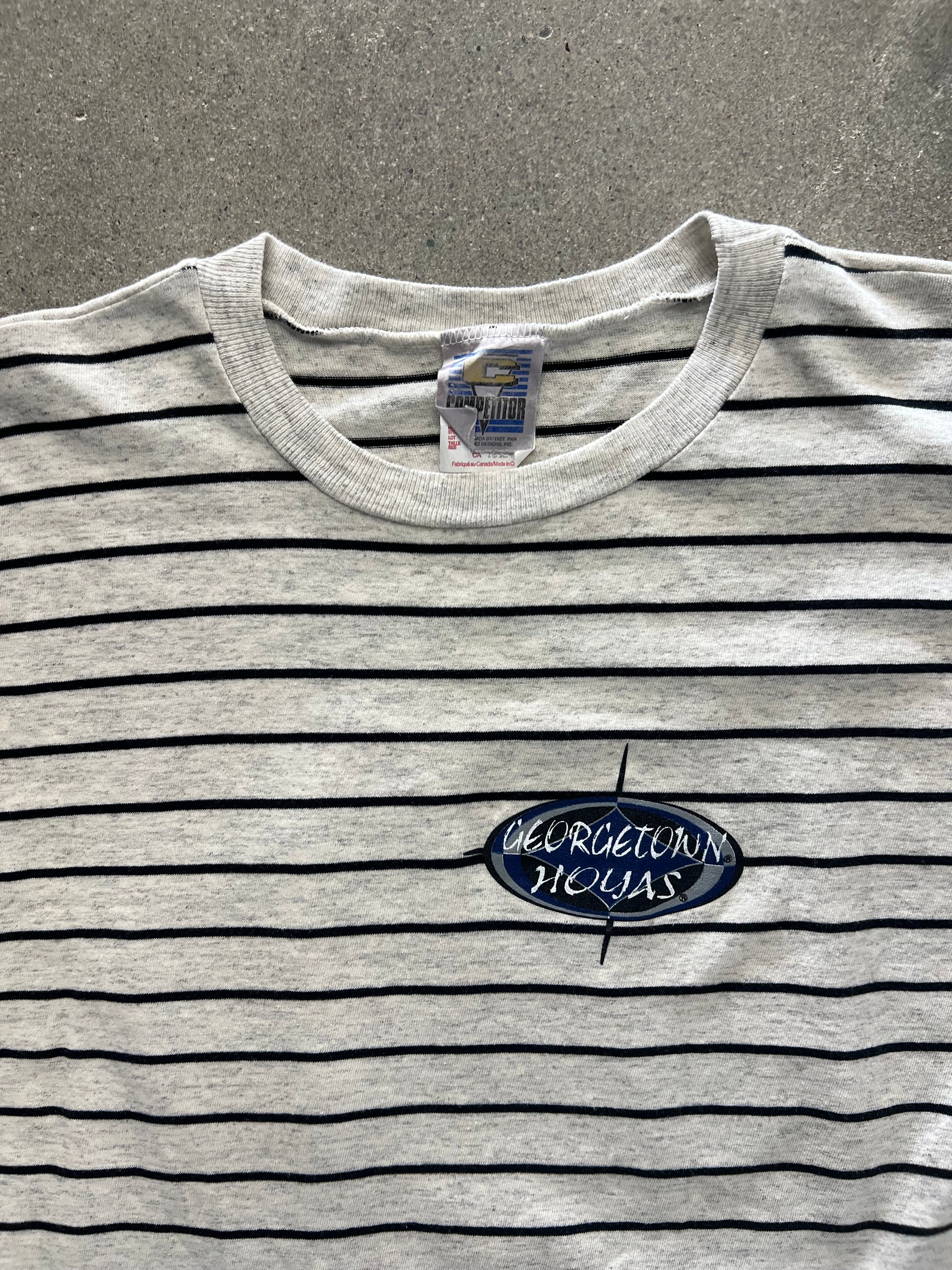 Georgetown Hoyas Stripe Mascot T-Shirt - XL