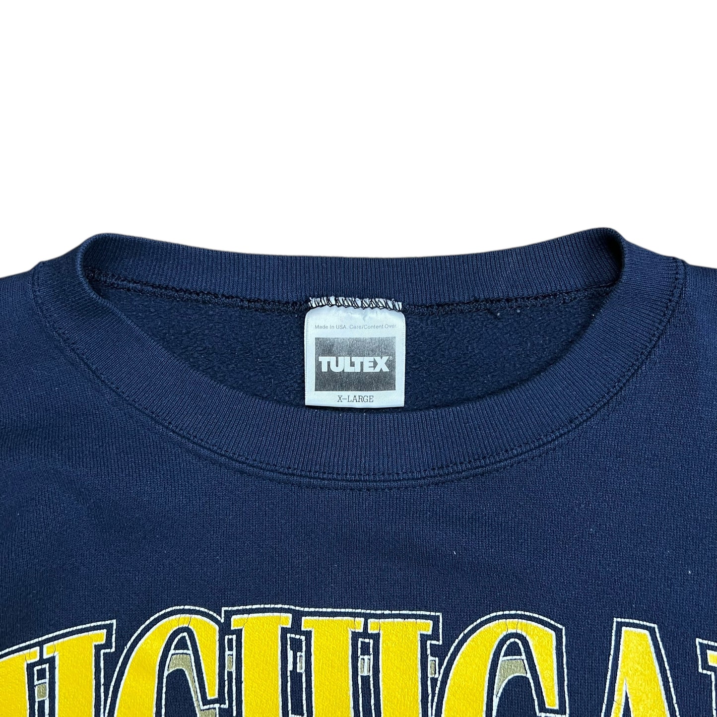 1993 Michigan Wolverines Rose Bowl Football Crewneck -  L