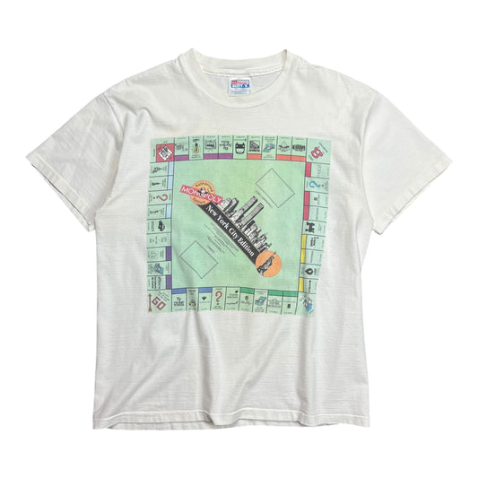 1995 Monopoly New York City Edition T-shirt - L