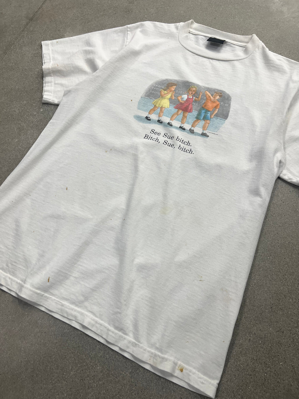 1999 Dick & Jane Parody T-Shirt - L