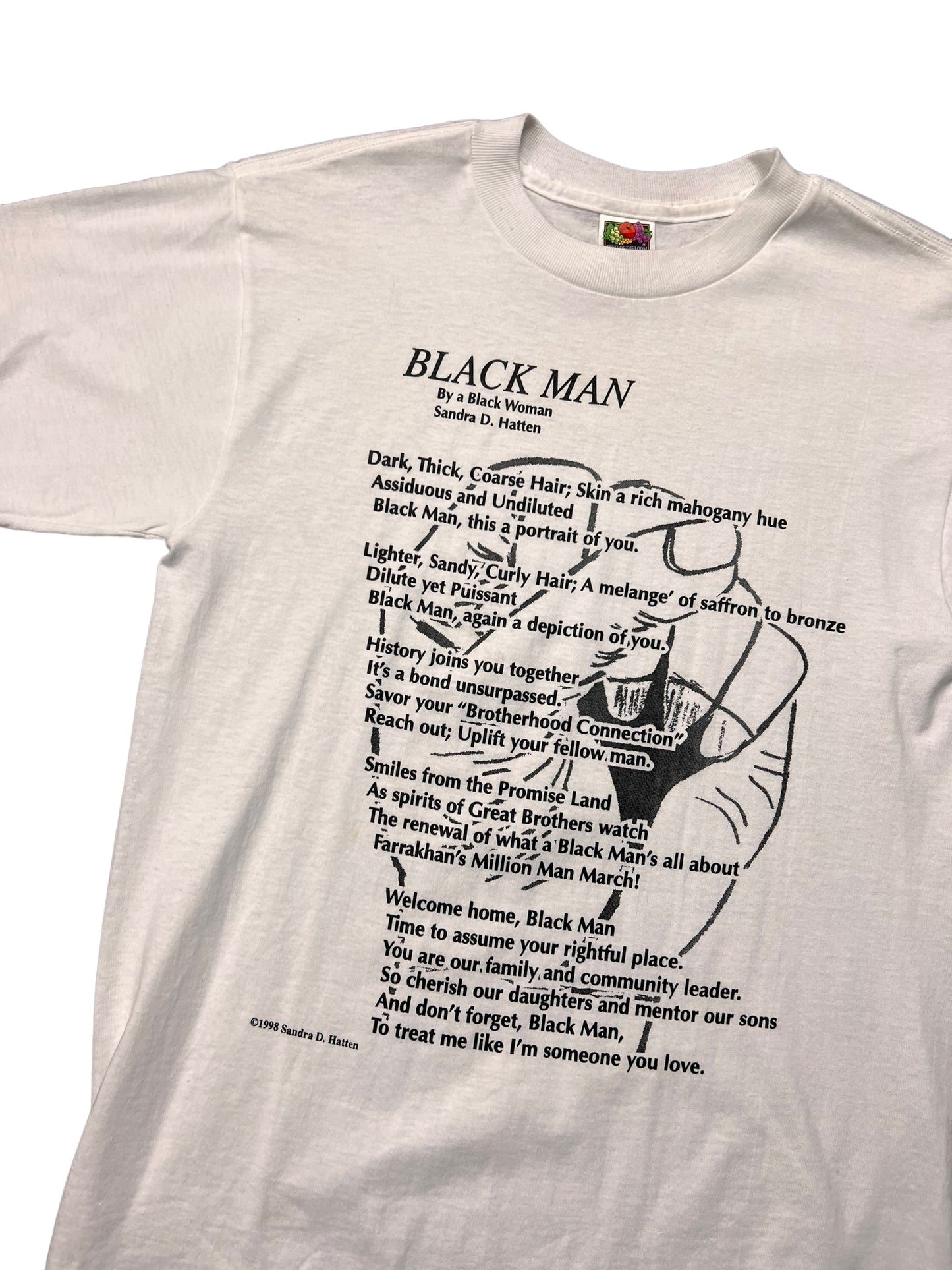 1998 Black Man ￼Empowerment T-shirt - M