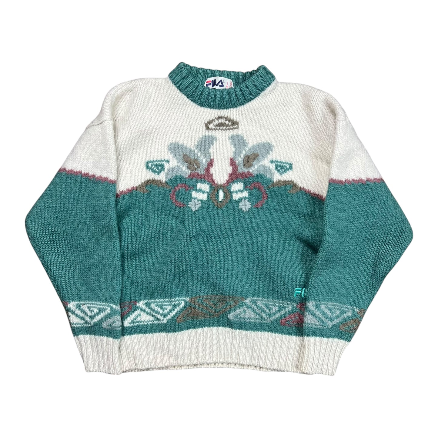 FILA Wool Knit Ski Sweater - XS