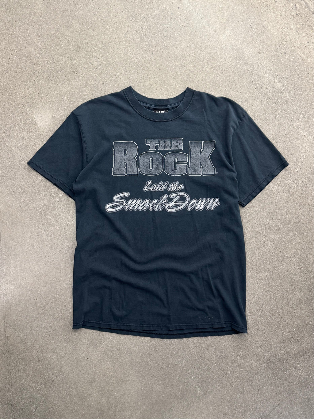 Faded WWE The Rock Laid The Smackdown T-Shirt - L